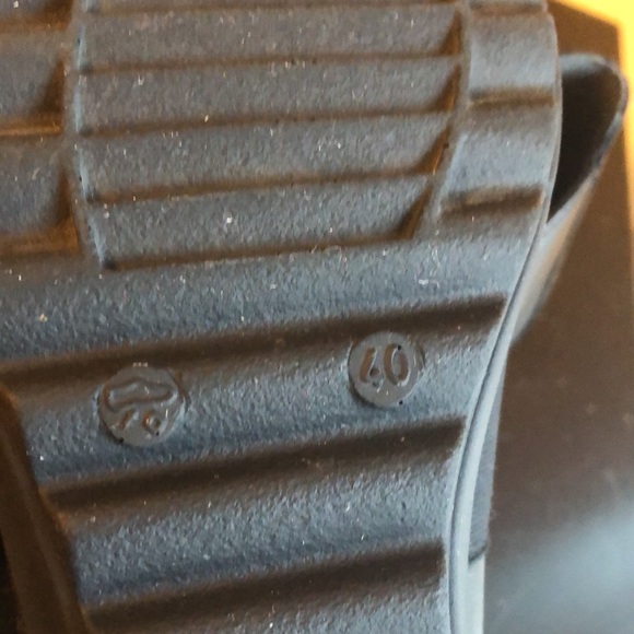 Remonte black leather and fabric pumps size 40/8.5 - Picture 5 of 6